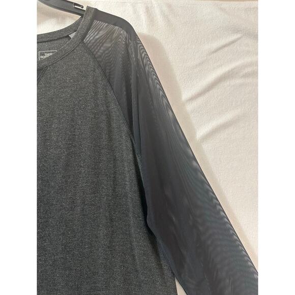 The North Face Grey Mesh Cutout Back Top L NF0A3LM9 - Picture 3 of 13